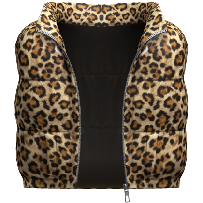 Leopard Puffer Vest [BOY] Roblox item