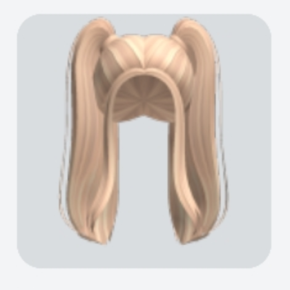 Blonde tail hair Roblox decal