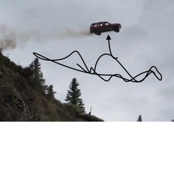drive off the map
