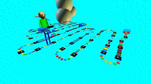 Escape The 3D Baldi Obby!