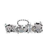 addie jumbo cow necklace ˚ ༘♡ ｡˚