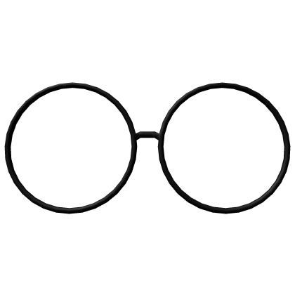 Simple Black Circle Glasses