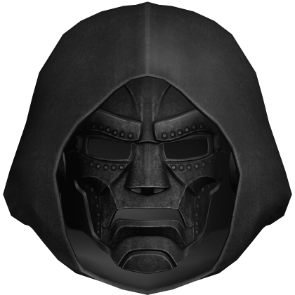 Black Dr Doom Mask w/ Hood