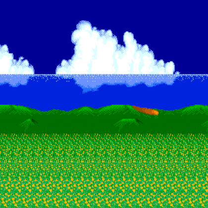 Sonic Emerald Hill Zone Sky Box