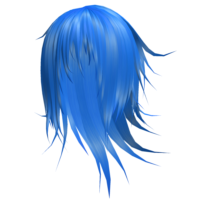 Blue Emo Vkei Windy Long Model Hair 74. 