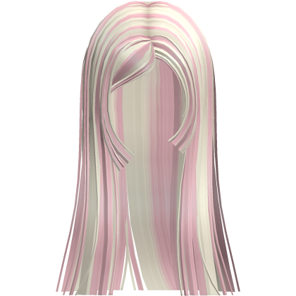 Long Pin Straight Hime Cut (Pink Vanilla) Roblox item