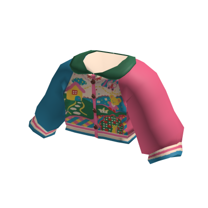 kidcore decora harajuku colourful cardigan sweater thumbnail