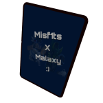 Misf1ts & Malaxy Trading Card (Back)