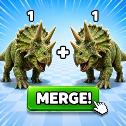 Merge a Dinosaur and Attack icon