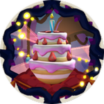 Triple-decker Strawbeggy Cake