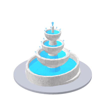 Working Fountain With Tycoon Path Knight Medieval