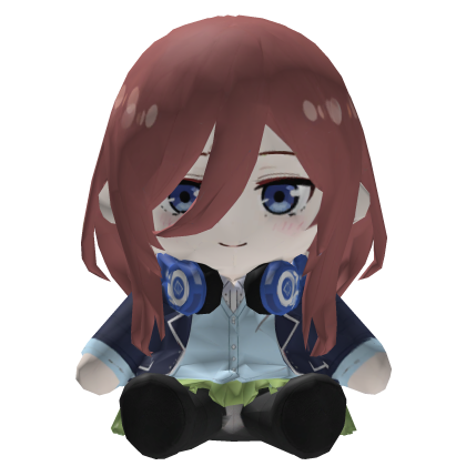 Miku Nakano Back Plush [Quintuplets]