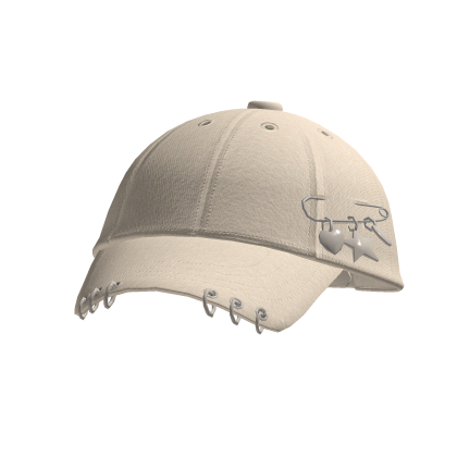 Pierced Y2K Cap (Cream) Roblox item
