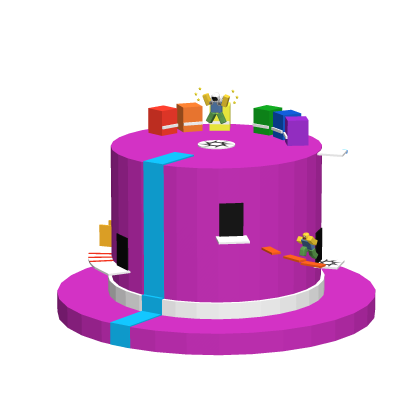 Classic Pink Obby Top Hat