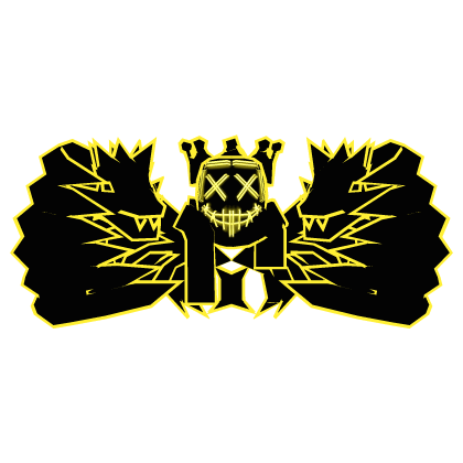 Cartoony Yellow Crown Mask Long Scarf Dragon Combo Roblox item