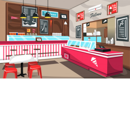 MeZi Ice Cream Lobby