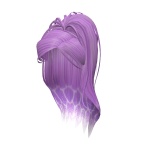 Malibu y2k High Ponytail - Lilac
