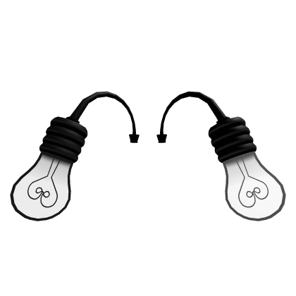 White heart LightBulb / bulb antennae
