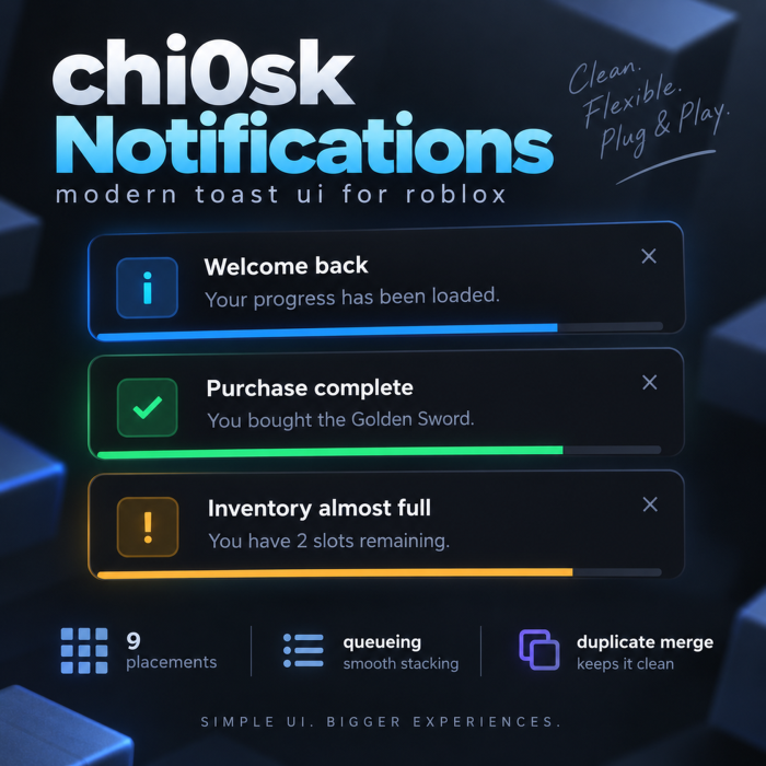 Notifications System preview 1