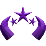 Purple Star Gem Horns
