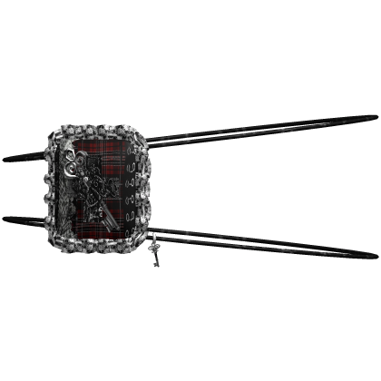 red plaid gothic emo vkei lace eyepatch