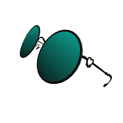 Cyan heartglasses