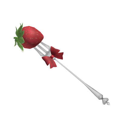 Cutecore Strawberry on Fork