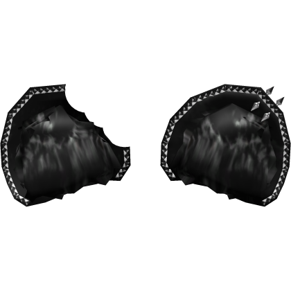 Half-Bitten Studded Bear Ears w/ Piercings Roblox item