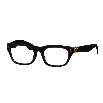 Cross Hearts Glasses [Gold]