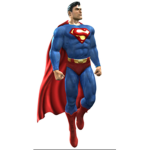 Superman plays roblox