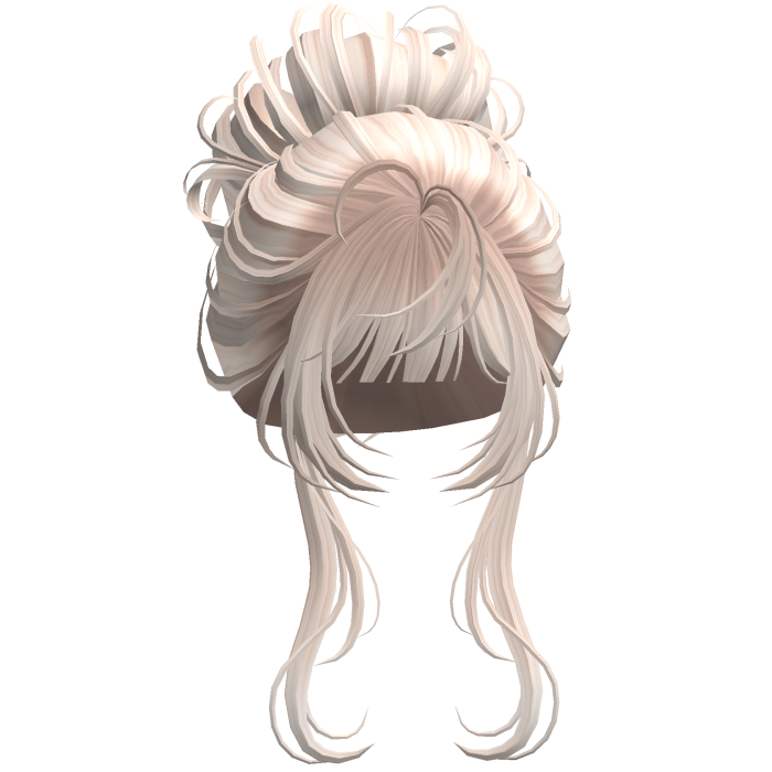 Messy Elegant Anime Bun Beige