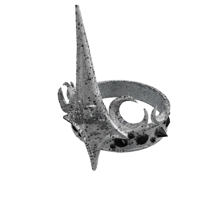 Silver moon crown