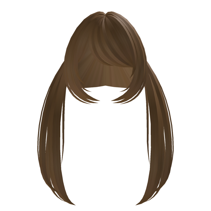 moe light brown long pigtails