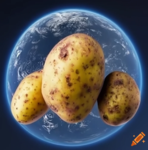 Floating potato