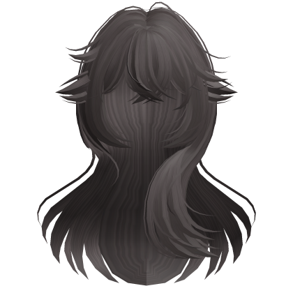 ♡ anime kawaii moe wispy hair in brown