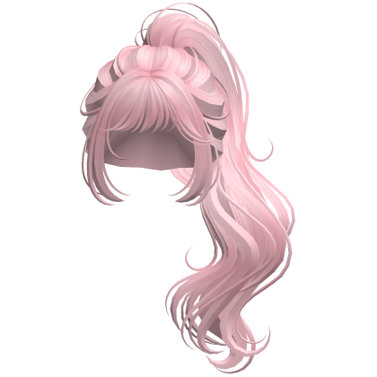 Wolfcut Princess Ponytail Pink