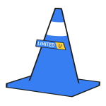 Limited U Traffic Cone