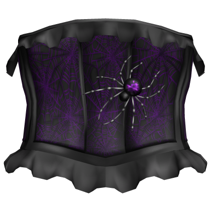 purple gothic corset lace dark spider dress