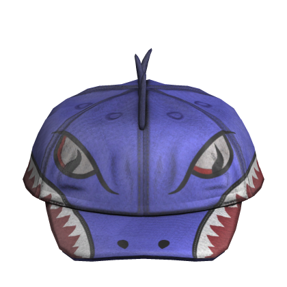 Y2K Blue Dino Cap