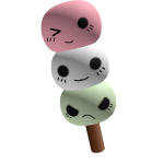 Cute japanese lollipop 