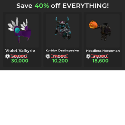 40% off everything