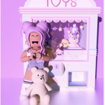 Purpleblossom teddy