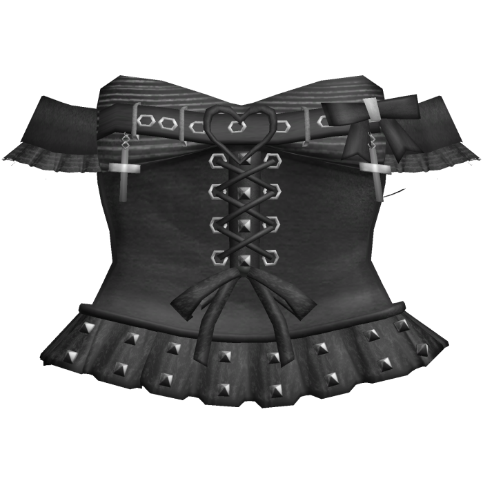 goth vamp emo studded black buckle stitched dress