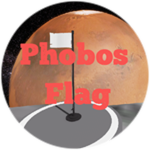 Mars Phobos Flag