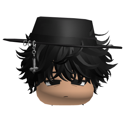 Black Vkei Goth Hat Boy