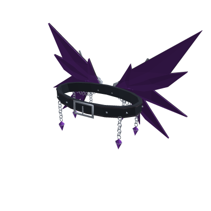 Gothic Crystal Wing Belt (Purple)