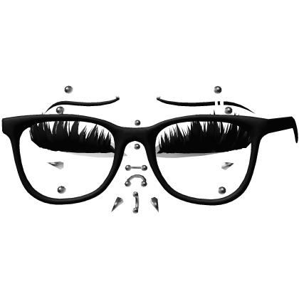 Lashes Glasses Piercings Roblox item