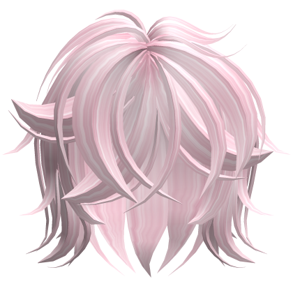 messy anime elf boy hair Roblox item