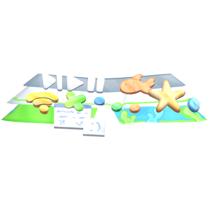Cute Frutiger Aero Eco Ocean Skirt 1.0