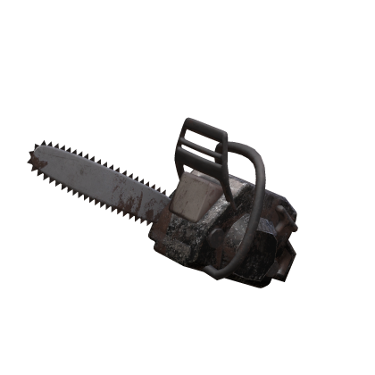 black chainsaw
